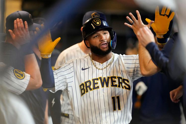 Rangers Brewers Baseball