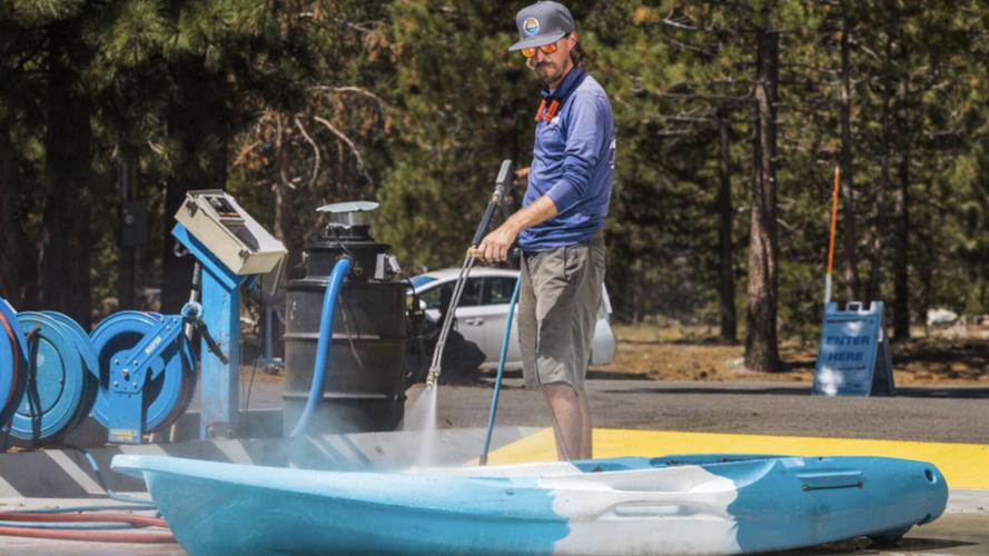 Tahoe boat cleaner