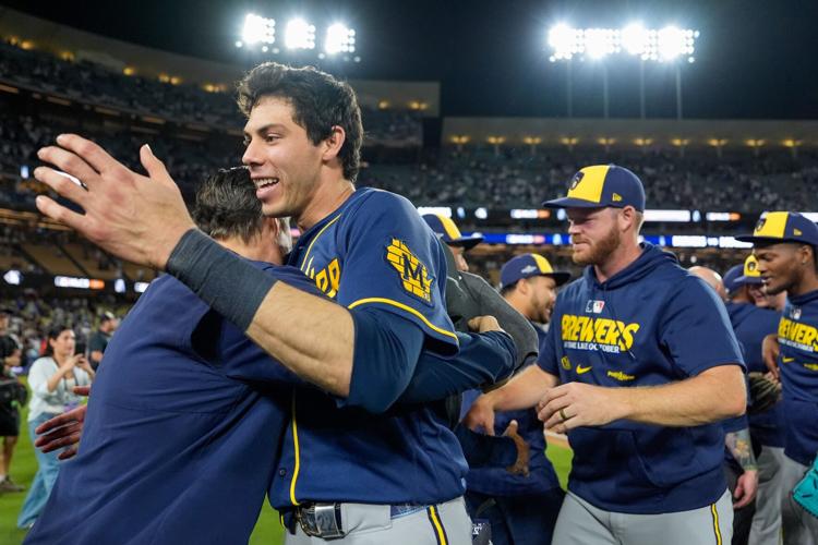 NLCS Brewers Dodgers Baseball