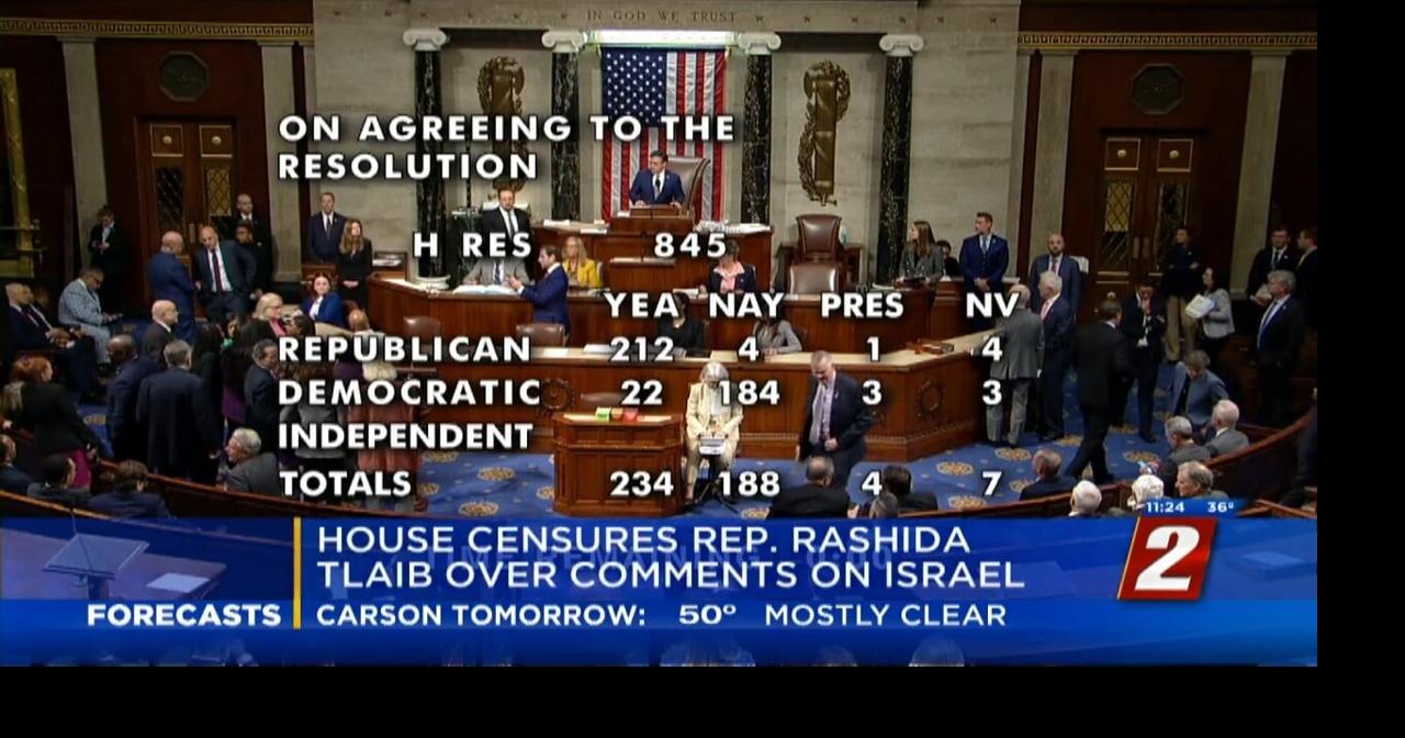 House Censures Palestinian-American Representative | News | 2news.com