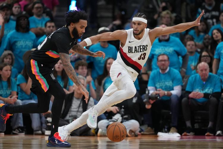 Trail Blazers Spurs Basketball
