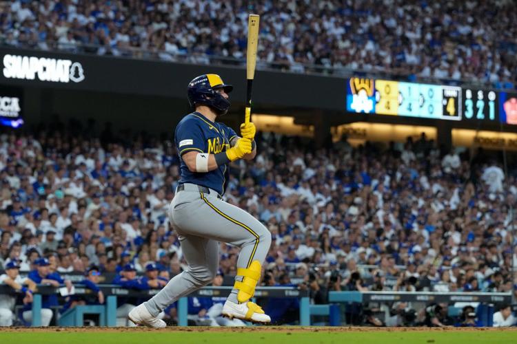 NLCS Brewers Dodgers Baseball