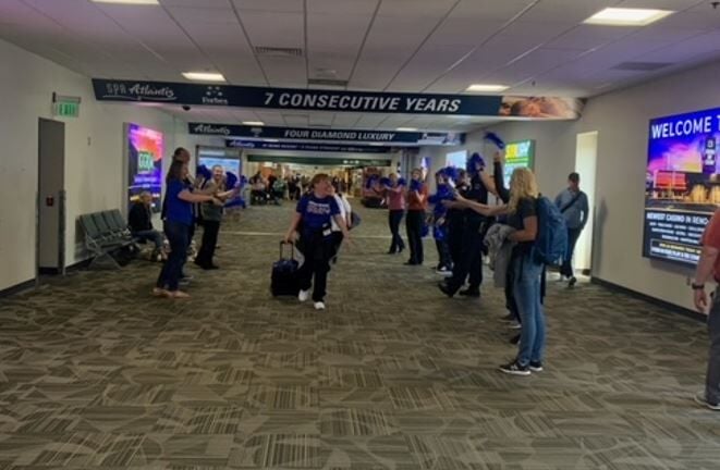 Special Olympic sendoff