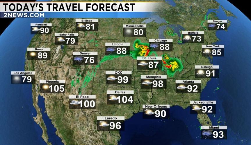 Travel Forecast, June 29