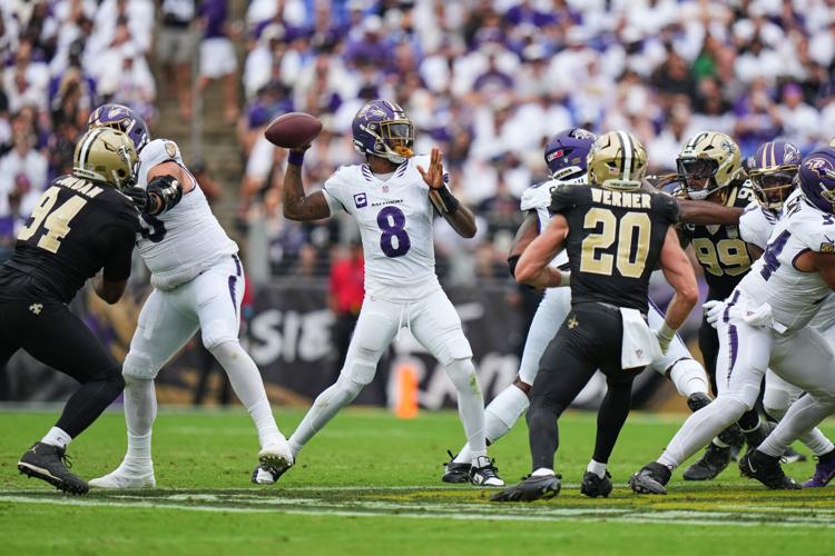 Saints Ravens Football