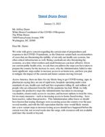 Rosen, Senate colleagues request info from Biden Administration on COVID preparedness and testing access