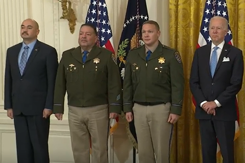 CHP Officers Honored By US Dept. of Justice for Heroic Actions
