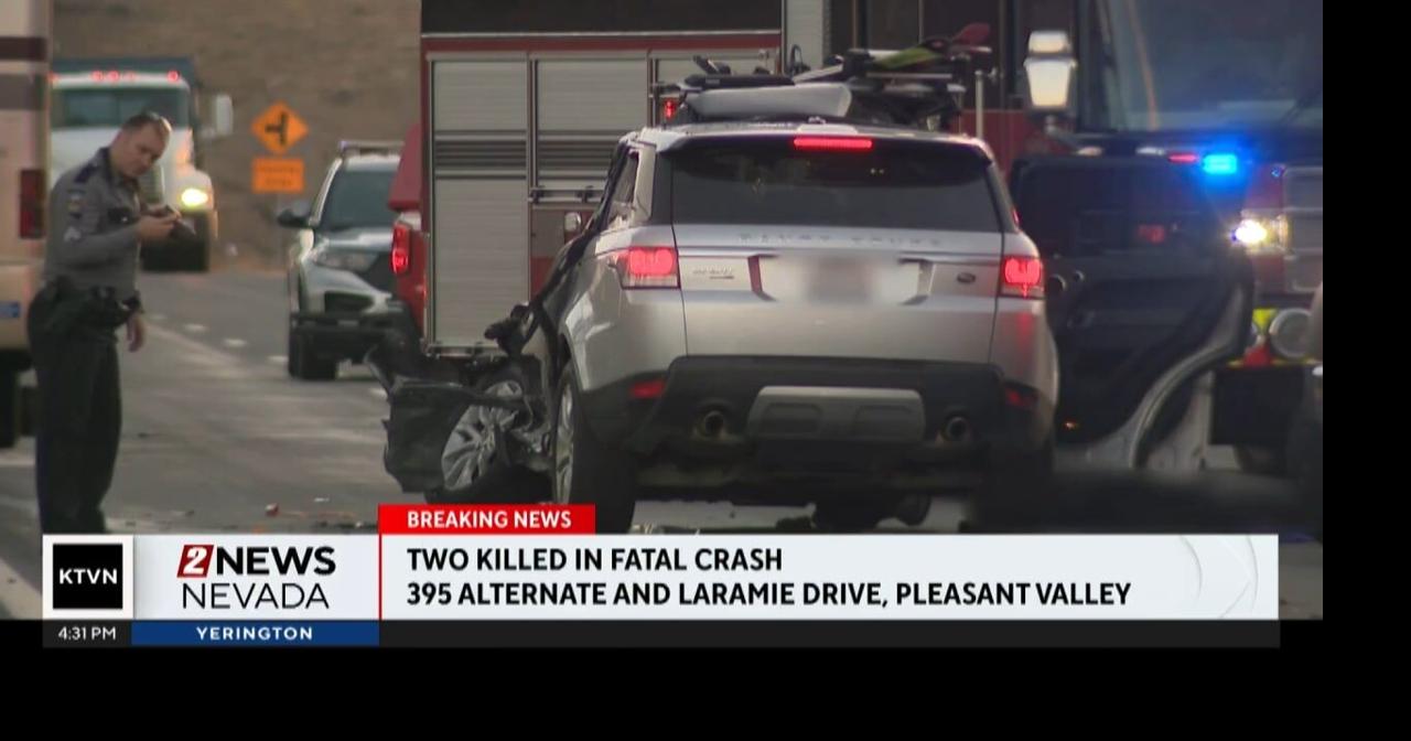 Two killed in crash in Pleasant Valley, all lanes of U.S. 395 Alternate blocked