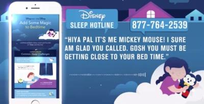 Disney Launches Hotline to Help Kids Fall Asleep