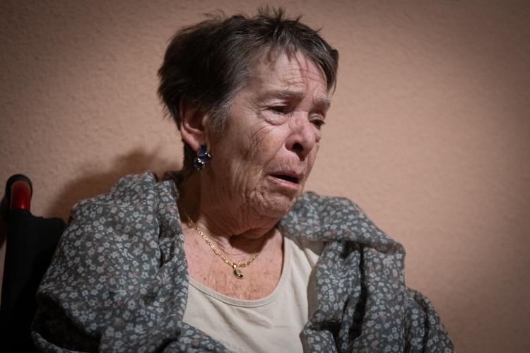 Photos of Madrid protests after an 87-year-old woman’s eviction from her longtime home