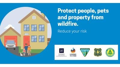 Living with Fire protect your home from wildfire - by being prepared .jpg