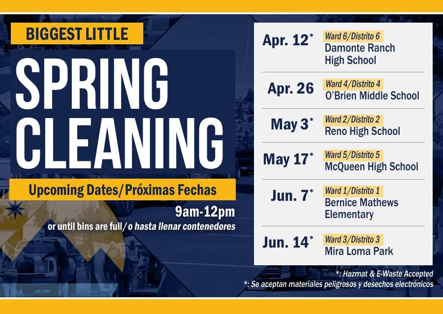 City of Reno Biggest Little Spring Cleaning 2025