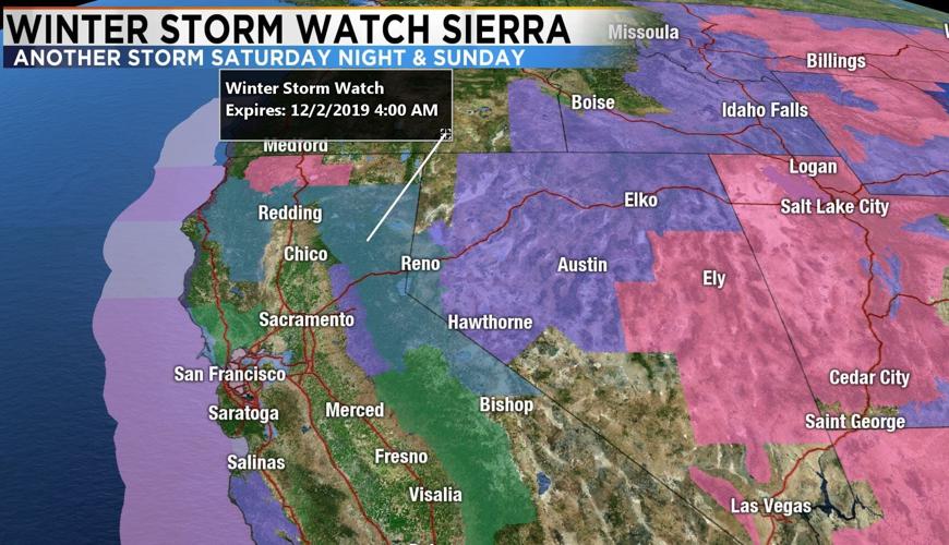 Winter Storm Watch Through Monday Morning