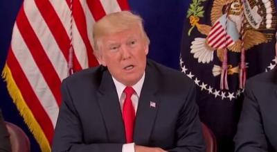 President Trump Comments on North Korea, Sen. Mitch McConnell