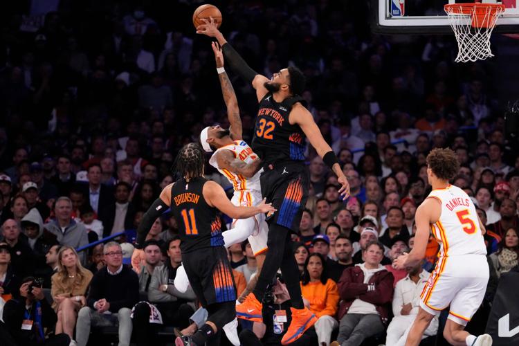 Hawks Knicks Basketball