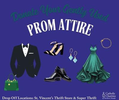 Prom donations for Catholic Charities
