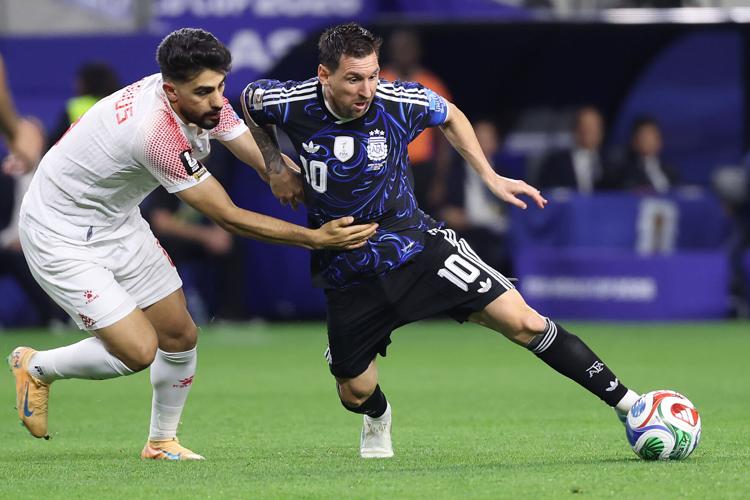 APTOPIX Argentina Jordan WCup Soccer
