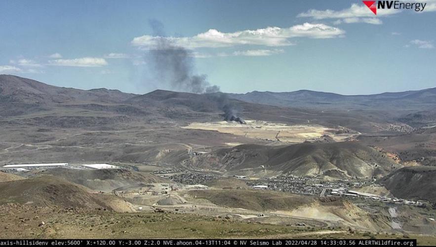 Lockwood landfill fire