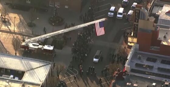 Procession Held to Honor Slain California Police Officer