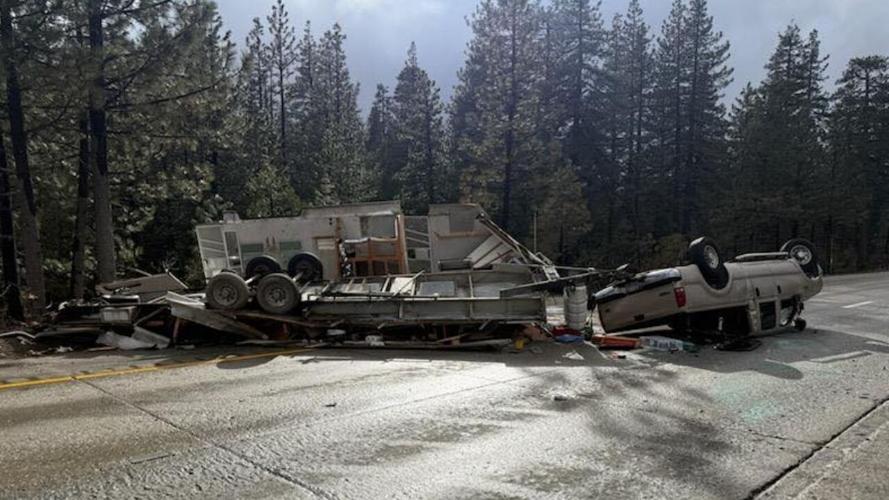 CHP - Truckee - Overturned Motorhome