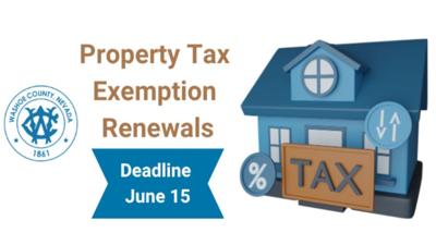 Property Tax exemptions deadline