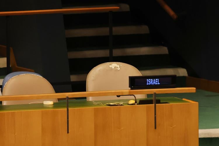 APTOPIX UN General Assembly Palestinian