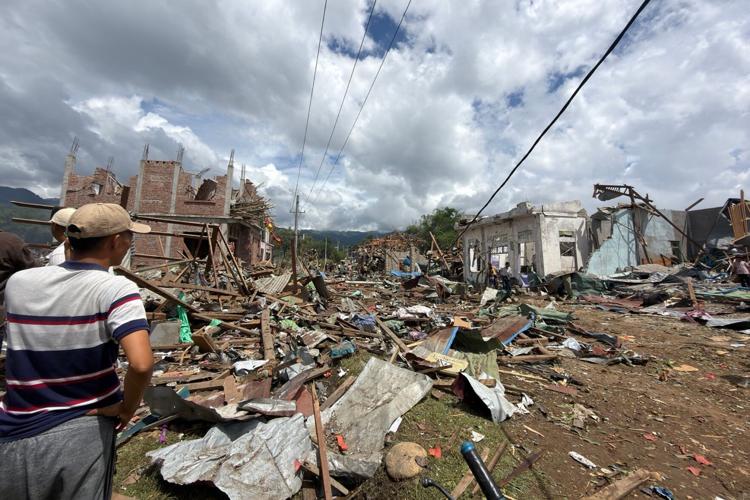 Myanmar Explosion