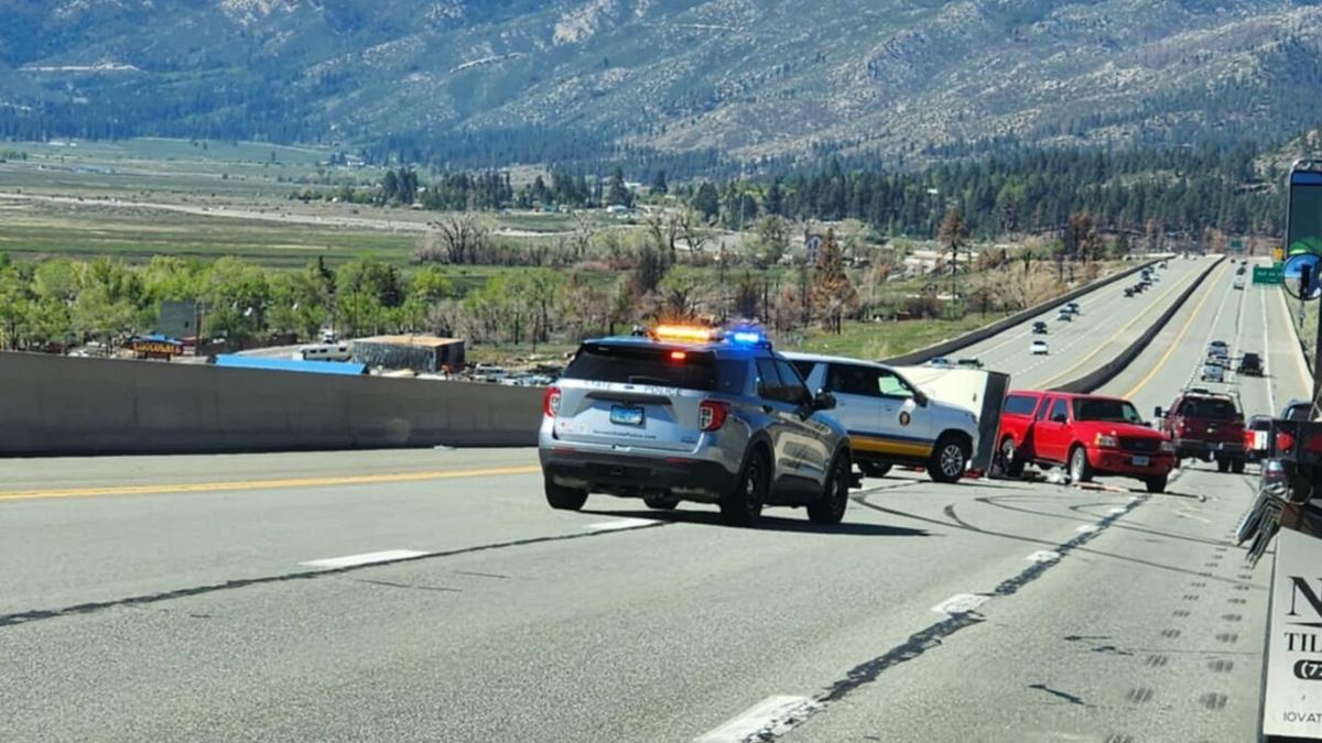 Crash on I-580 blocking lanes south of Reno | Local News | 2news.com