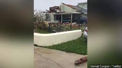 Hurricane Dorian's Eye Passing East of Cape Canaveral