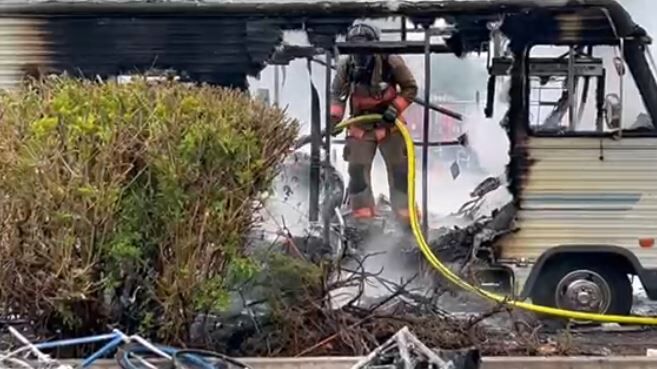 RV fire