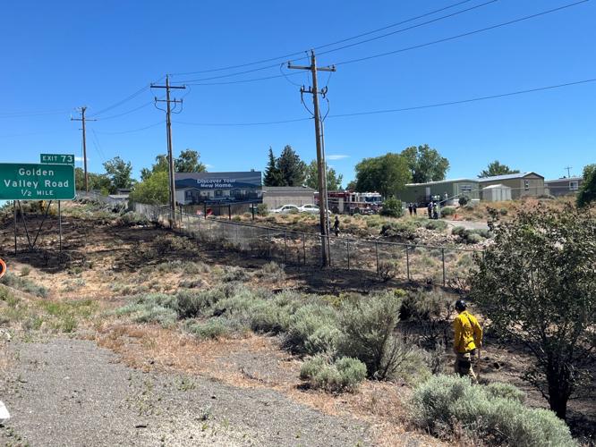 Golden Valley Brush Fire