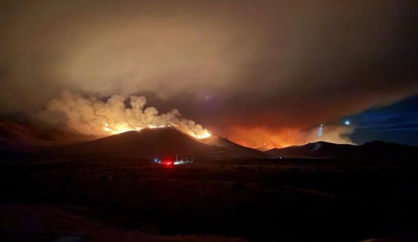 Elephant Fire at night