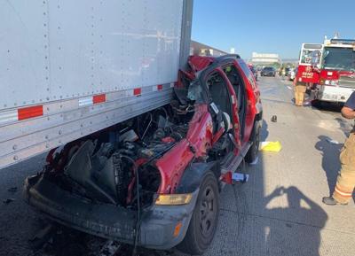 SUV Driver Transported to Hospital After Crash on I-80 East Near Wells