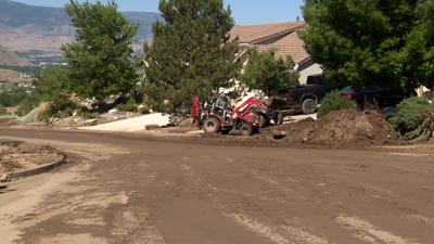 Hidden Valley neighbors still cleaning up after Friday mudslide