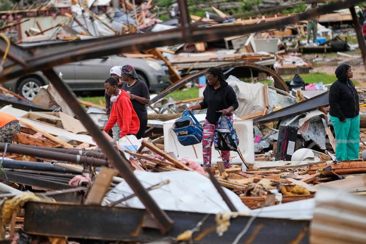 Photos of Mississippi communities reeling after tornadoes
