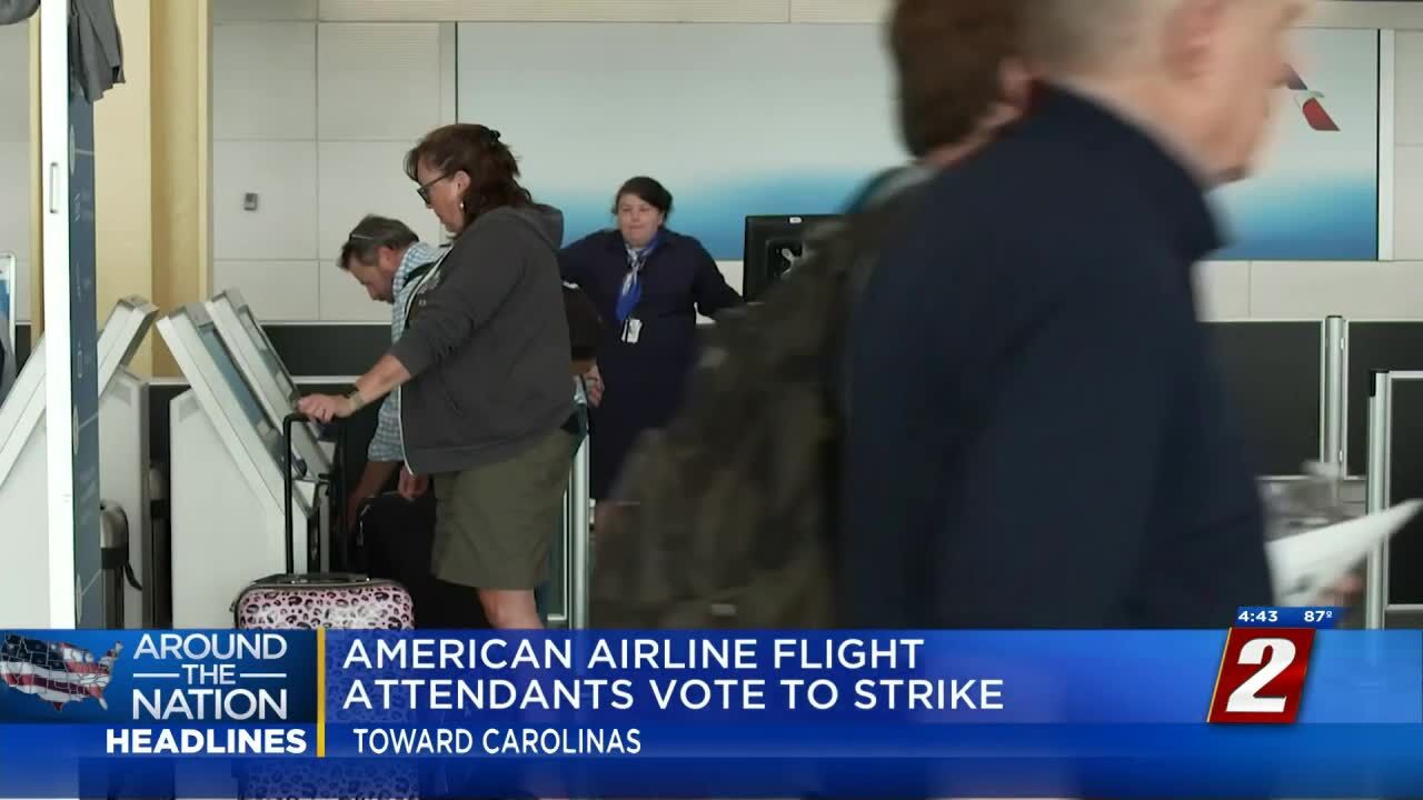 American Airline Flight Attendants May Strike, News