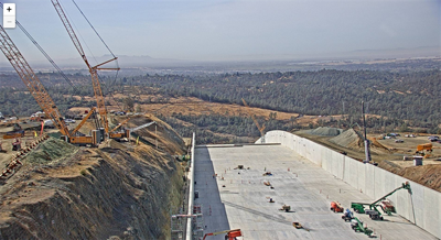 Officials: Northern California Dam Spillway Will be Ready for Rain