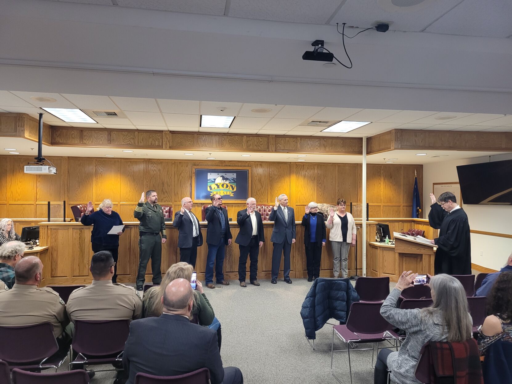 Lyon County Swears In Elected Officials | Local News | 2news.com