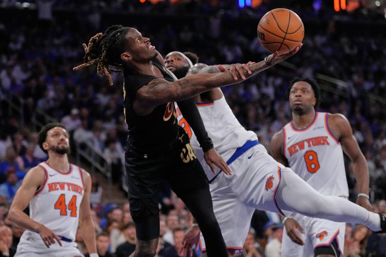 APTOPIX Cavaliers Knicks Basketball