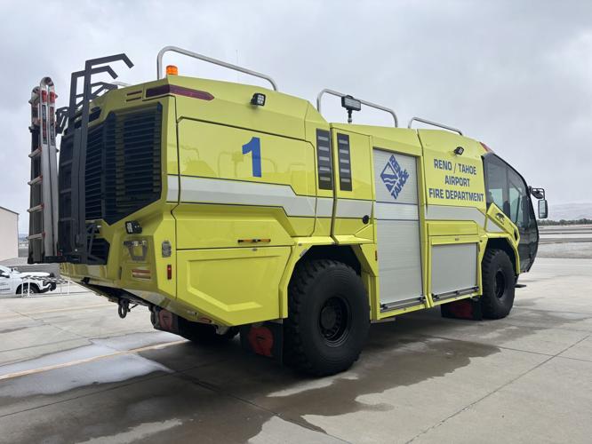 New aircraft rescue truck at Station 15