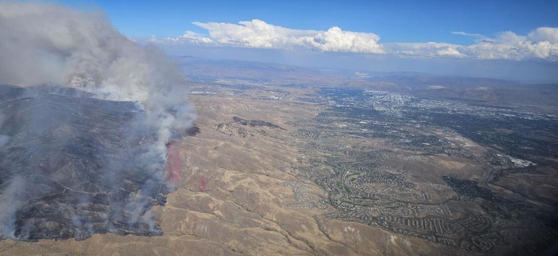 Aerial Hawk Fire