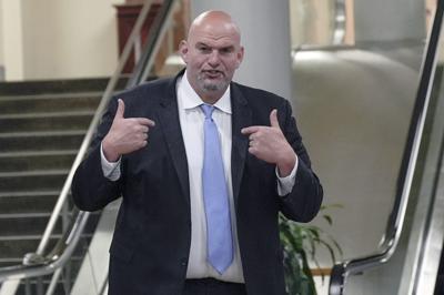 Sen. John Fetterman was treated for a bruised shoulder after a weekend ...