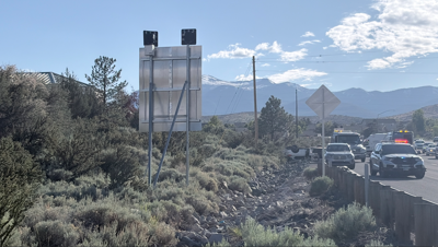 Rollover crash mt rose