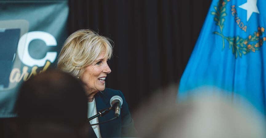Dr. Jill Biden at TMCC