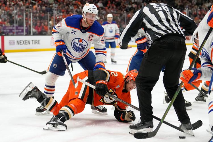 Oilers Ducks Hockey