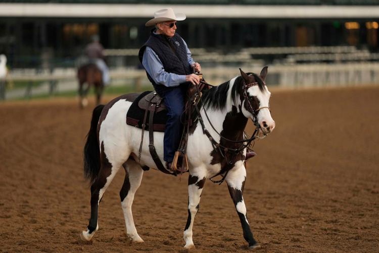 Kentucky Derby Post Lukas Horse Racing
