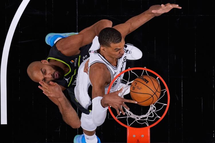 APTOPIX Timberwolves Spurs Basketball