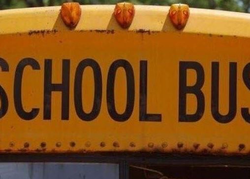 School bus closeup