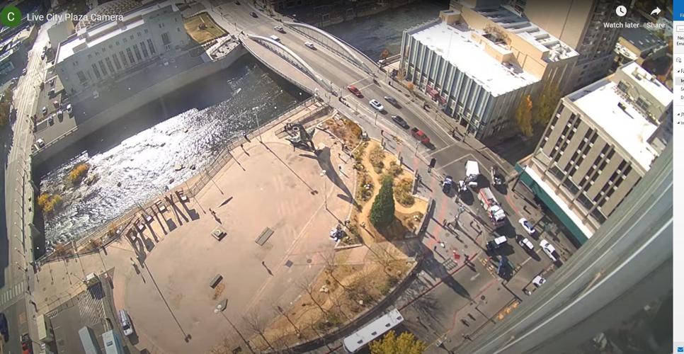 Reno Police incident at City Plaza