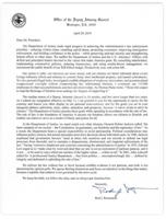 Rod Rosenstein Submits Resignation Letter to President Trump